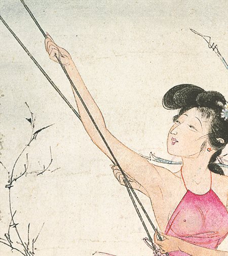 润州-胡也佛的仕女画和最知名的金瓶梅秘戏图
